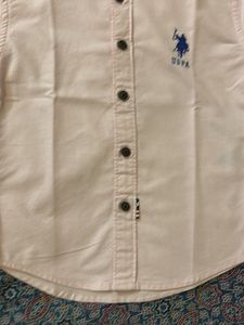 US Polo Assn. Boys Pink Shirt