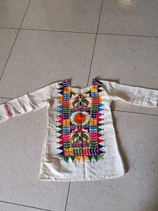 traditional kutch embroidered full sleeve short. k