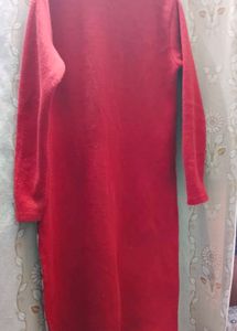Red Embroidery Kurta