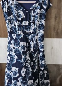 harpa blue floral dresa