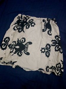 Floral Print Mini Skirt