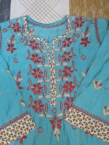 Chickenkari Lakhnawi Kurta Set
