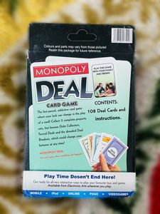 Monopoly Deal Card Game - New!