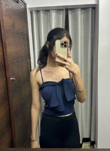 Sparkly Navy Blue Top