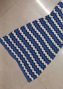 Blue Knit Dress