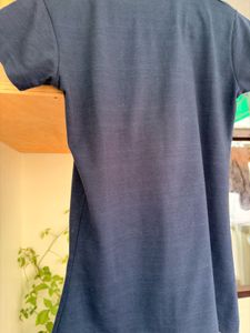 Navy Blue Eiffel Tower Graphic T-Shirt