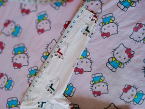 Cute Cat Print Button-Up Shirt