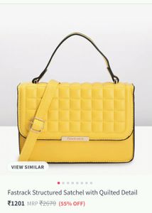 Fastrack Navy Blue Satchel/ Handbag /Slingbag