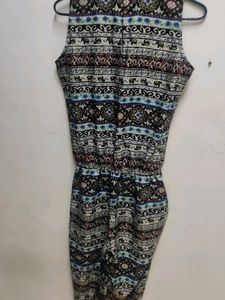 TREND IF BRAND SMALL SIZE JUMPSUIT With Pink Kurti Combo Pack