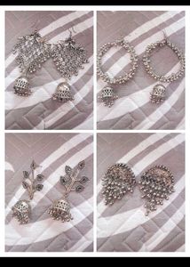 Oxidize Combo Earrings Set💕