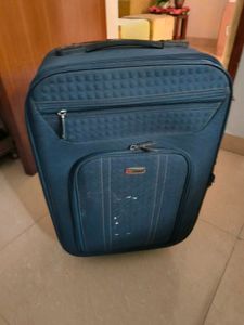 Blue Travel Suitcase