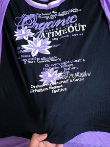 Purple Open Front Cardigan
