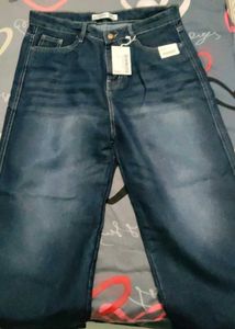 Classic Dark Wash Denim Jeans