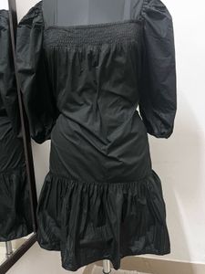 H&amp;M Black cotton Dress