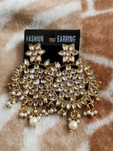 Stunning Gold Jhumka Earrings