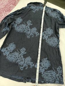 Floral Print Button-Up Shirt