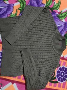 Cable Knit Turtleneck Sweater