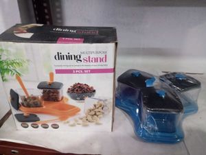 Multipurpose Dining Stand - 3 Pcs Set