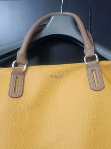 Oriflame Mustered Colour Hand Bag