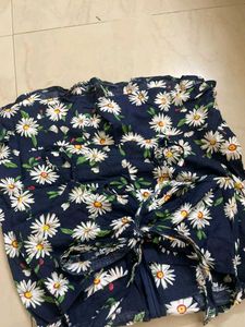 Daisy Floral Cut-Out Mini Dress