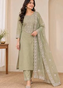 Elegant Embroidered Kurta Set