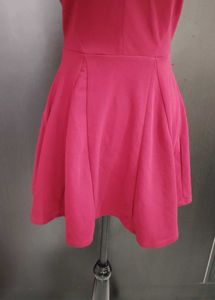 V-Neck Skater Dress