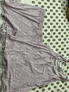 Cozy Lavender Printed Pajama Set
