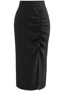 Chic Black Pencil Skirt