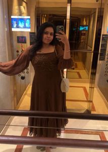 Elegant Brown Dress