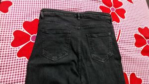 Dark Gray Denim Jeans