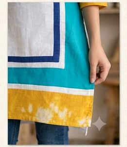 Beutiful Trendy Stripe Casual Kurti☁️🌈