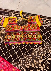 Vibrant Yellow Embroidered Lehenga Choli Set