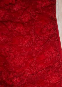 🍓Elegant Red Lace Camisole short dress❣️