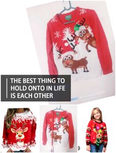 Festive Reindeer Christmas Sweater