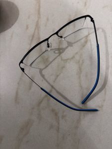 Stylish Blue Rim Eyeglasses with Case