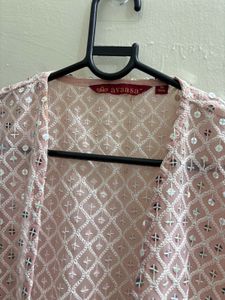 Elegant Pink Embroidered Kurta