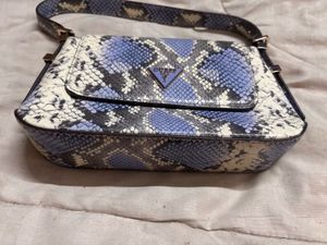 Guess Snakeskin Shoulder Bag