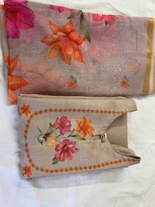 Elegant Floral Kurta set with plazo