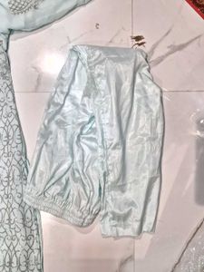 Elegant Salwar Bottoms - Light Blue 3pc 3xl