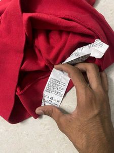 EA7 Emporio Armani Red Sweatshirt