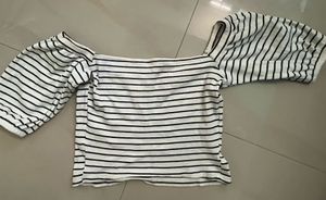 Striped Crop Top