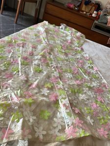 Clear Floral Rain Jacket