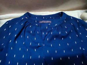 Stylish Blue Printed Top