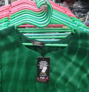 Green Tie-Dye Dress