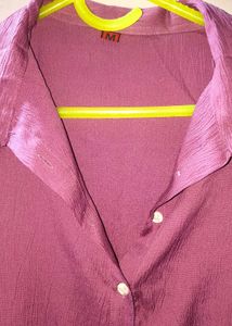 Purple Textured Shirt