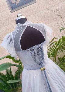 Stunning Blue &amp; Grey Gown