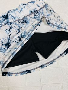 Tie-Dye Print Mini Skirt