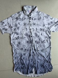 Hawaiian Print Short Sleeve Shirt