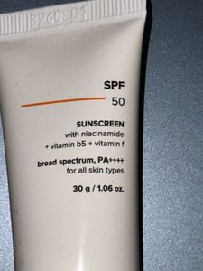 Minimalist SPF 50 Sunscreen
