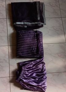 Lavender Kurta Full Set For Women🔥